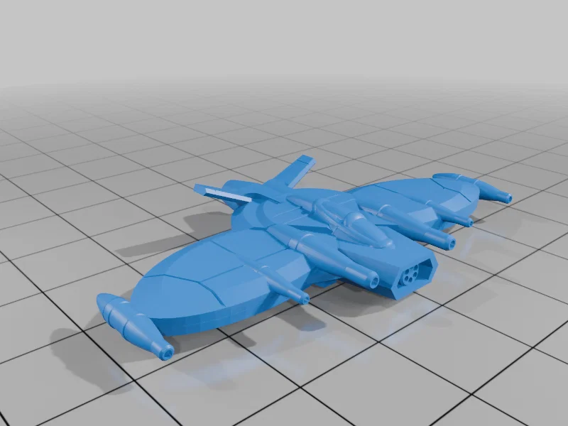 Mô hình phi thuyền Anatolian Space Plane cho game chiến thuật - Image 2