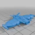 Mô hình phi thuyền Anatolian Space Plane cho game chiến thuật - Thumbnail 2