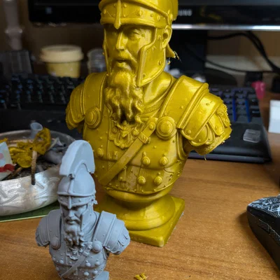 Mô hình tượng bán thân chiến binh La Mã Legion in 3D cực chi tiết