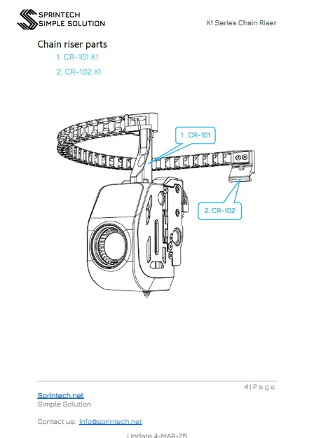 K1 Series - Chain Riser - Image 2