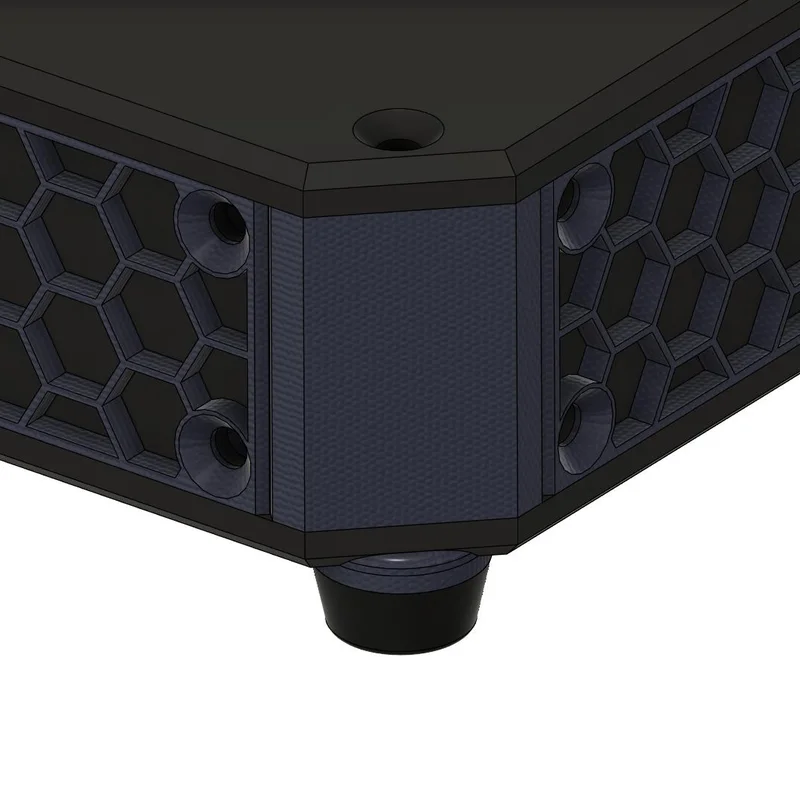 Open Stick Modular OSM - Đế Gắn Chân Cao Su - Arcade Fightstick