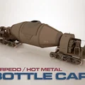 Mô hình 3D toa tàu chở kim loại nóng (Torpedo Car) tỉ lệ HO - Thumbnail 1