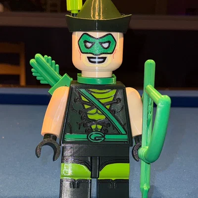 Mô hình Green Arrow Brick MegaFigure (Tỷ lệ 5:1)