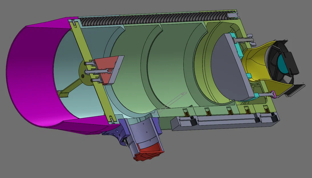 DBS 114 V2 Astrograph - Kính Thiên Văn Chụp Ảnh Thiên Văn In 3D - Image 15