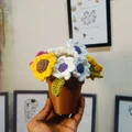 Chậu Cây Họa Tiết Đan Móc (Crochet Style Planter Pot) - Thumbnail 3