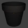 Chậu Cây Họa Tiết Đan Móc (Crochet Style Planter Pot) - Thumbnail 6