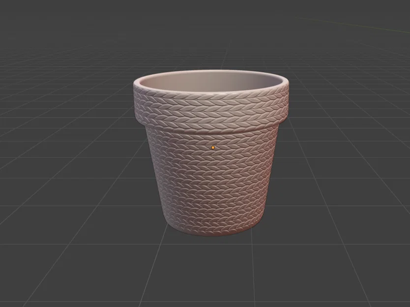 Chậu Cây Họa Tiết Đan Móc (Crochet Style Planter Pot) - Image 7