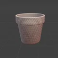 Chậu Cây Họa Tiết Đan Móc (Crochet Style Planter Pot) - Thumbnail 7