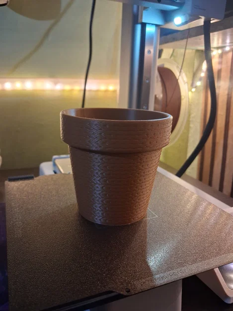 Chậu Cây Họa Tiết Đan Móc (Crochet Style Planter Pot) - Image 8
