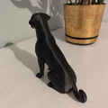 Tượng điêu khắc chó Labrador tối giản, Mô hình Labrador trang trí - Thumbnail 3