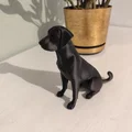 Tượng điêu khắc chó Labrador tối giản, Mô hình Labrador trang trí - Thumbnail 5