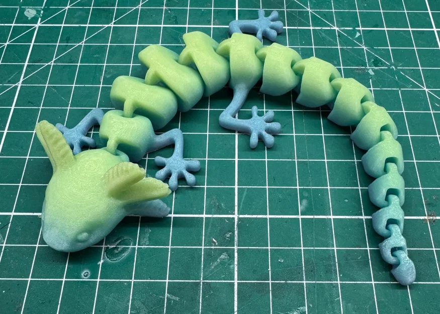 Mô hình Axolotl cử động được (Bản remix) - Image 1