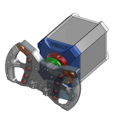 FFBEAST Base: Khung vỏ in 3D cho hệ thống Simracing Direct Drive