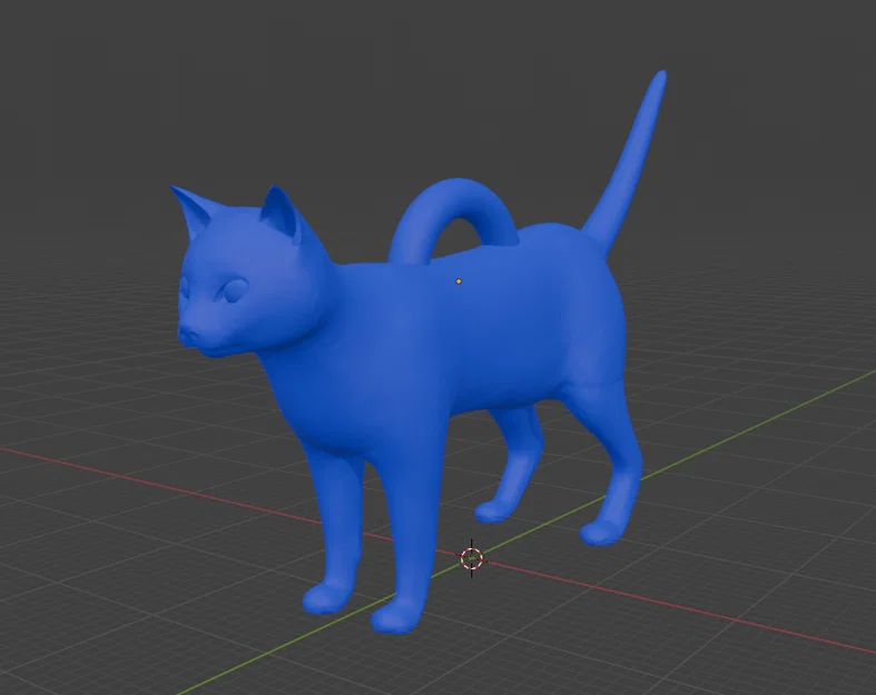 Mô hình mèo cầm tay dễ thương (Tragbare Katze) - File in 3D - Image 1
