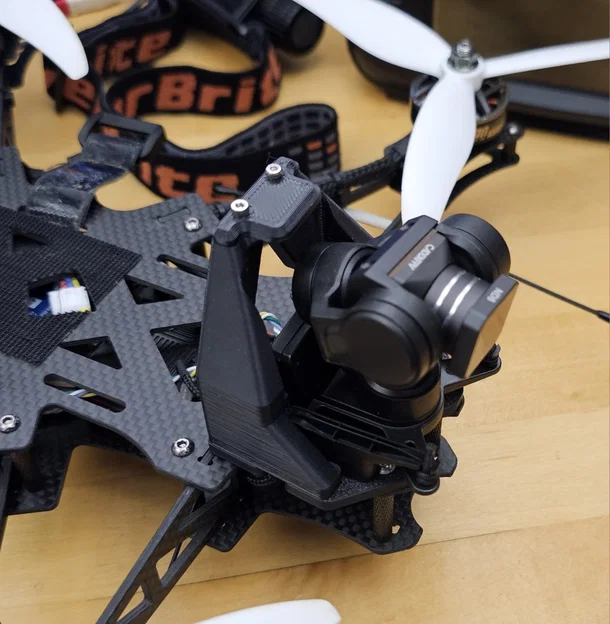 Bộ Đế Gimbal CADDX GM3 & Khung Bảo Vệ cho Flycam AOS UL7 - Image 1
