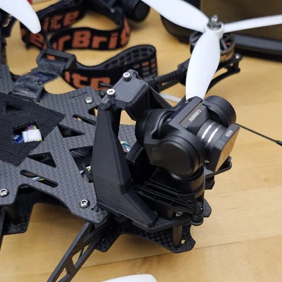 Bộ Đế Gimbal CADDX GM3 & Khung Bảo Vệ cho Flycam AOS UL7