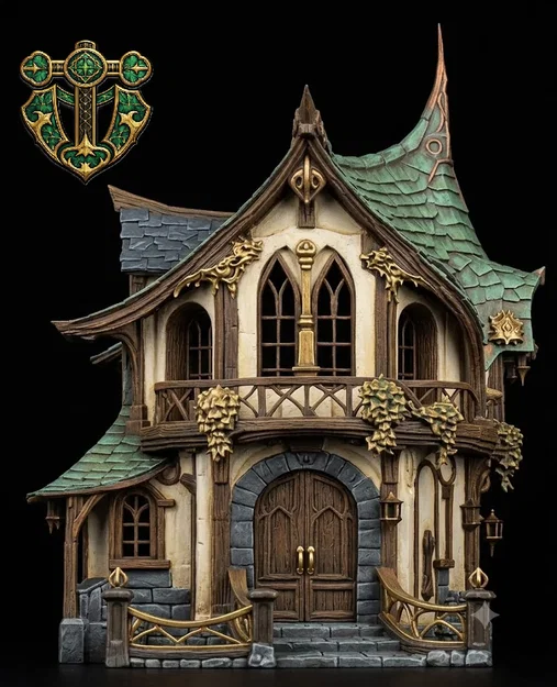 Tửu quán Elven - Mô hình kiến trúc cho thị trấn - Image 1