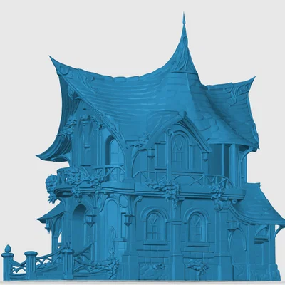 Tửu quán Elven - Mô hình kiến trúc cho thị trấn