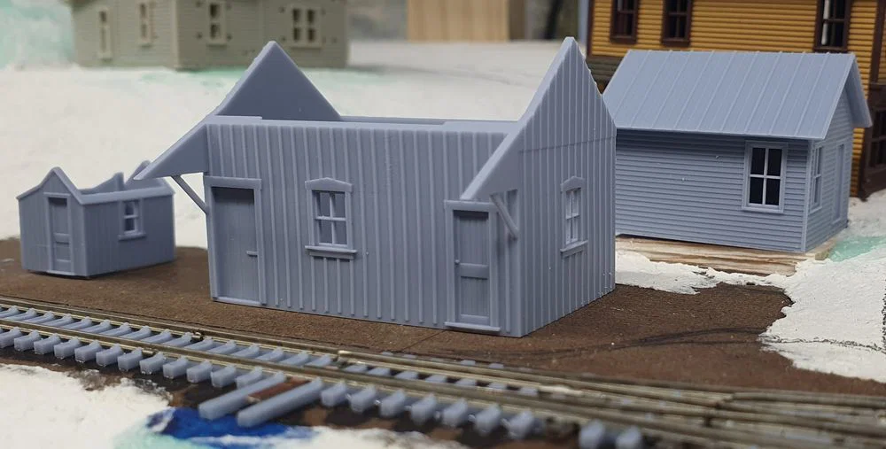 Mô hình nhà ga N scale depot cho sa bàn đường sắt thu nhỏ - Image 1