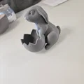 Mô hình in 3D chú thỏ Phục Sinh giữ trứng (Easter Bunny with Egg) độc đáo - Thumbnail 2