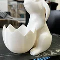 Mô hình in 3D chú thỏ Phục Sinh giữ trứng (Easter Bunny with Egg) độc đáo - Thumbnail 6