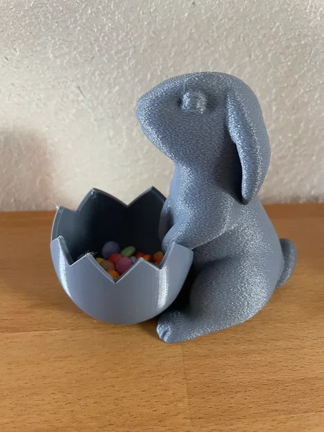 Mô hình in 3D chú thỏ Phục Sinh giữ trứng (Easter Bunny with Egg) độc đáo - Image 7
