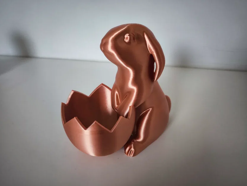 Mô hình in 3D chú thỏ Phục Sinh giữ trứng (Easter Bunny with Egg) độc đáo - Image 11