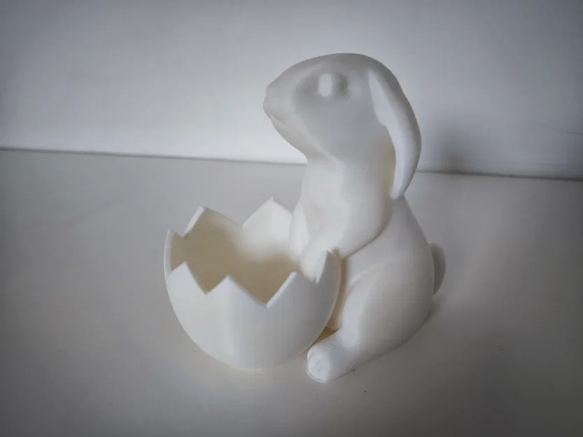 Mô hình in 3D chú thỏ Phục Sinh giữ trứng (Easter Bunny with Egg) độc đáo - Image 13