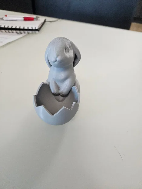 Mô hình in 3D chú thỏ Phục Sinh giữ trứng (Easter Bunny with Egg) độc đáo - Image 14