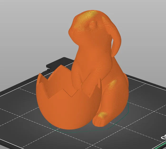 Mô hình in 3D chú thỏ Phục Sinh giữ trứng (Easter Bunny with Egg) độc đáo - Image 18