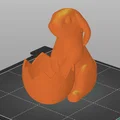 Mô hình in 3D chú thỏ Phục Sinh giữ trứng (Easter Bunny with Egg) độc đáo - Thumbnail 18