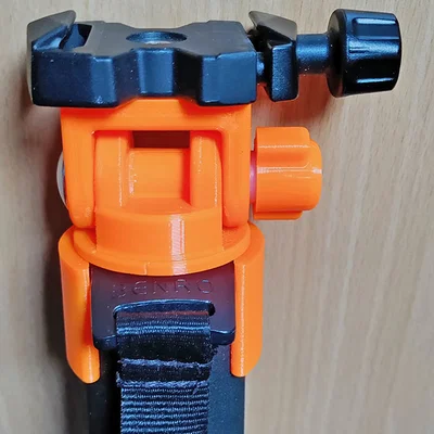 Đầu nghiêng monopod tích hợp kẹp thắt lưng