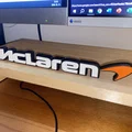 Mô hình logo McLaren in 3D trang trí bàn làm việc cực đẹp - Thumbnail 1