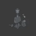 Mô hình nhân vật Lego cổ điển (Lego man) in 3D chi tiết - Thumbnail 1