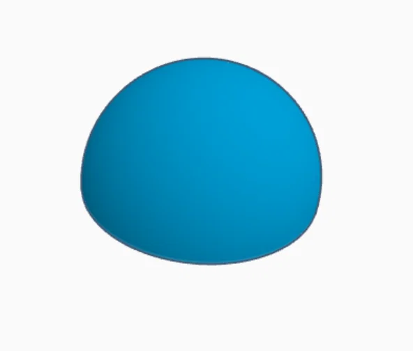 Mô hình 3D bán cầu (Half Sphere) tinh tế cho mọi dự án sáng tạo - Image 1