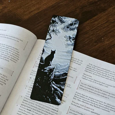 Bookmark "Chú Mèo Trên Vách Đá"