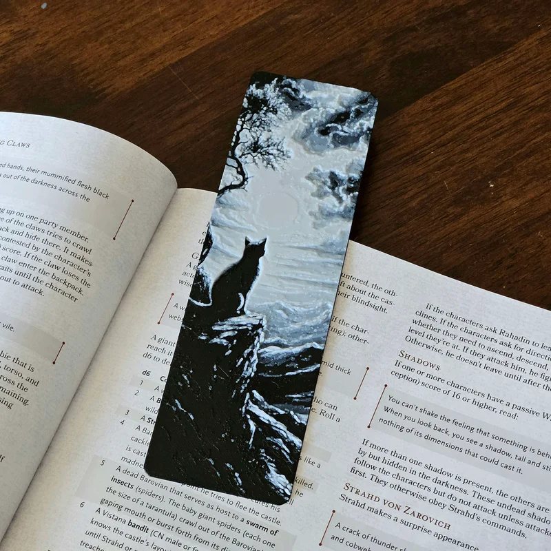 Bookmark "Chú Mèo Trên Vách Đá"
