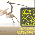 Mô hình lắp ráp khủng long Terodaptilo Kit-Card cực thú vị - Thumbnail 1