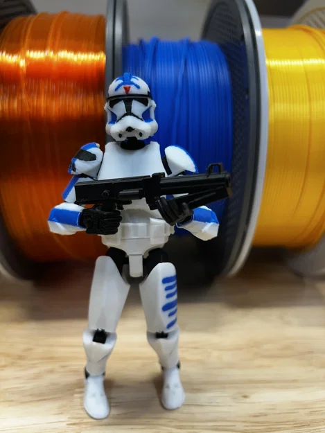 Mô hình 3D Clone Trooper Fives (Dummy 13) chuẩn fan Star Wars - Image 2