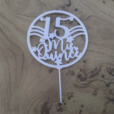 5 Mẫu Cake Topper trang trí bánh (Đa dạng thiết kế)