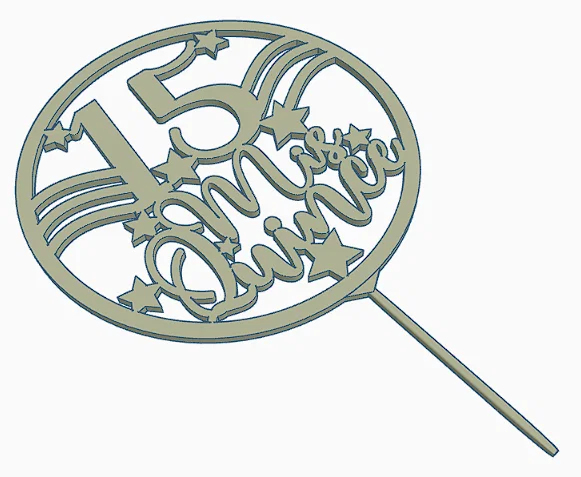 5 Mẫu Cake Topper trang trí bánh (Đa dạng thiết kế) - Image 5