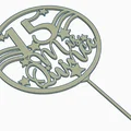 5 Mẫu Cake Topper trang trí bánh (Đa dạng thiết kế) - Thumbnail 5