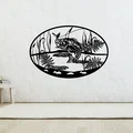 Tranh treo tường nghệ thuật câu cá Fishing Wall Art - Mẫu in 3D đẹp - Thumbnail 1