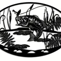 Tranh treo tường nghệ thuật câu cá Fishing Wall Art - Mẫu in 3D đẹp - Thumbnail 2