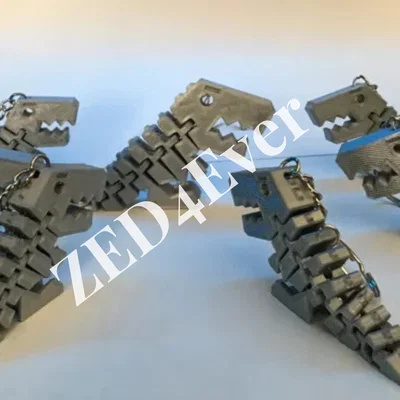 Móc khóa khủng long Flexy Rex