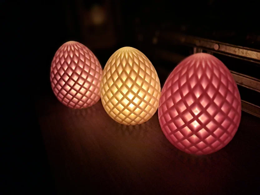 Trứng Phục sinh và đế (Dùng được với đèn Tealight) - Image 3