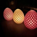 Trứng Phục sinh và đế (Dùng được với đèn Tealight) - Thumbnail 3