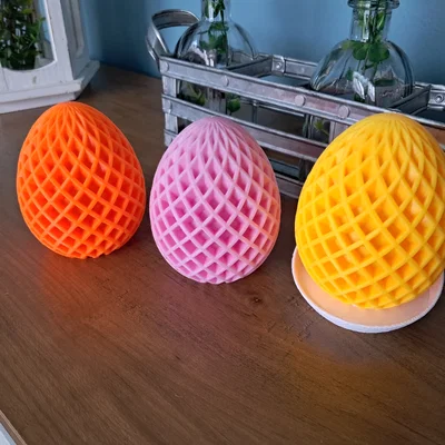 Trứng Phục sinh và đế (Dùng được với đèn Tealight)