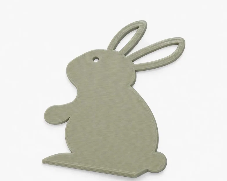 Mô hình 3D thỏ Phục sinh trang trí nhỏ nhắn (Decorative Easter bunny) - Image 1