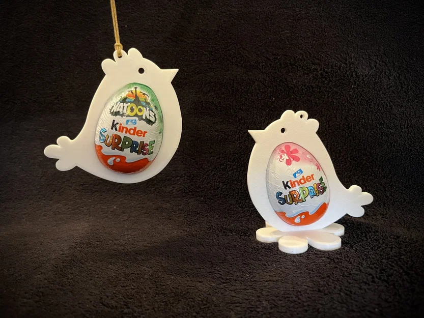 Bộ giá đỡ trứng Kinder Surprise in 3D hình thú cực xinh - Image 3